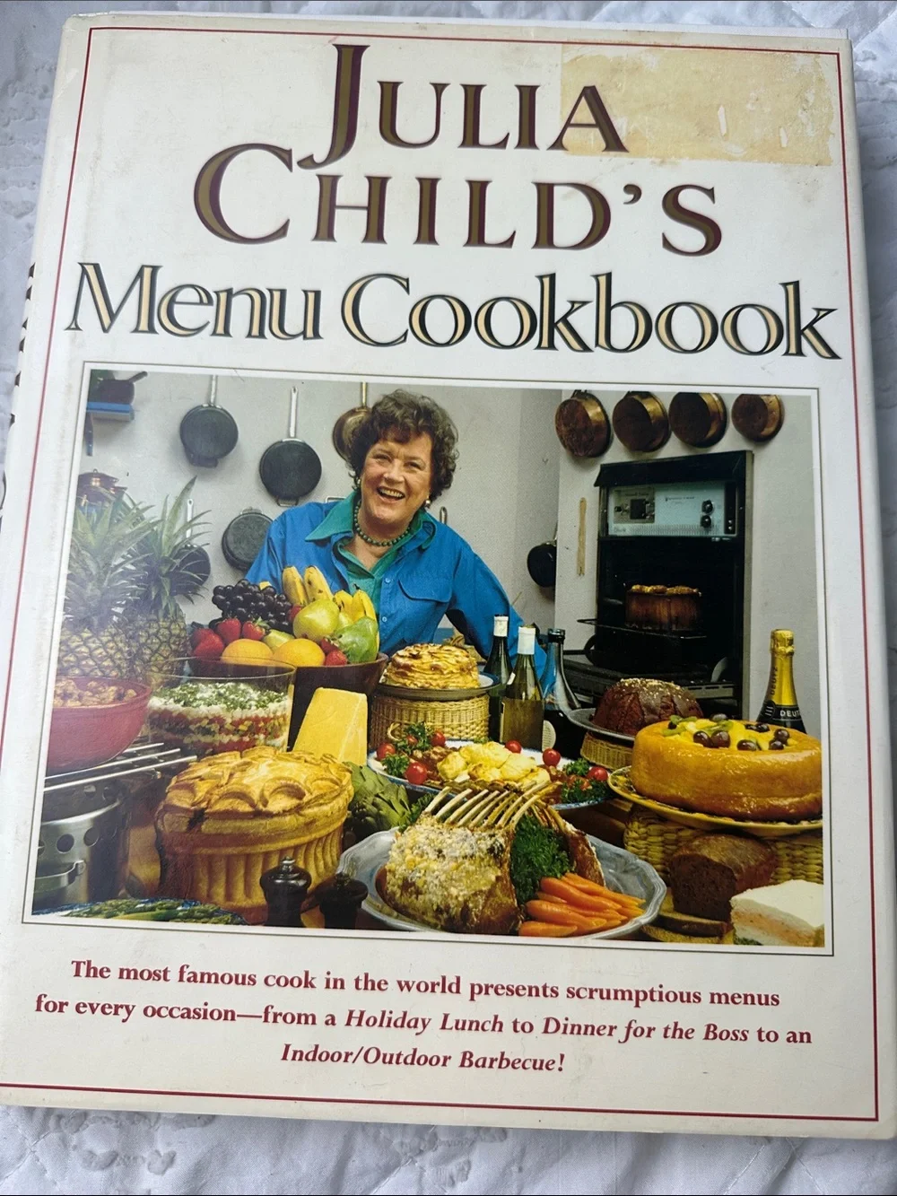 Julia Child’s Menu Cookbook Vintage